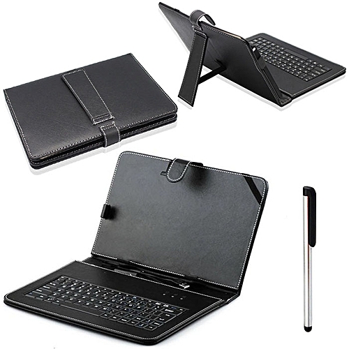 Stylus For Microsoft Surface RT Win8 USB Keyboard Leather Stand Case 